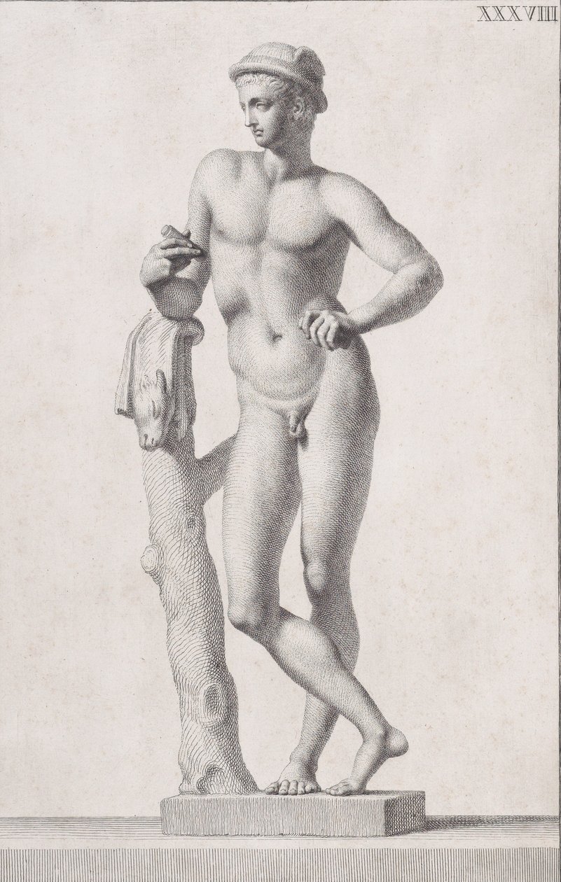 Merkür Heykeli, 1734 by Carlo Gregori