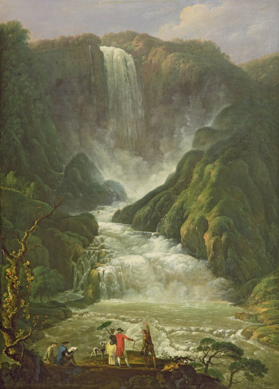 Terni Şelaleleri by Carlo Labruzzi