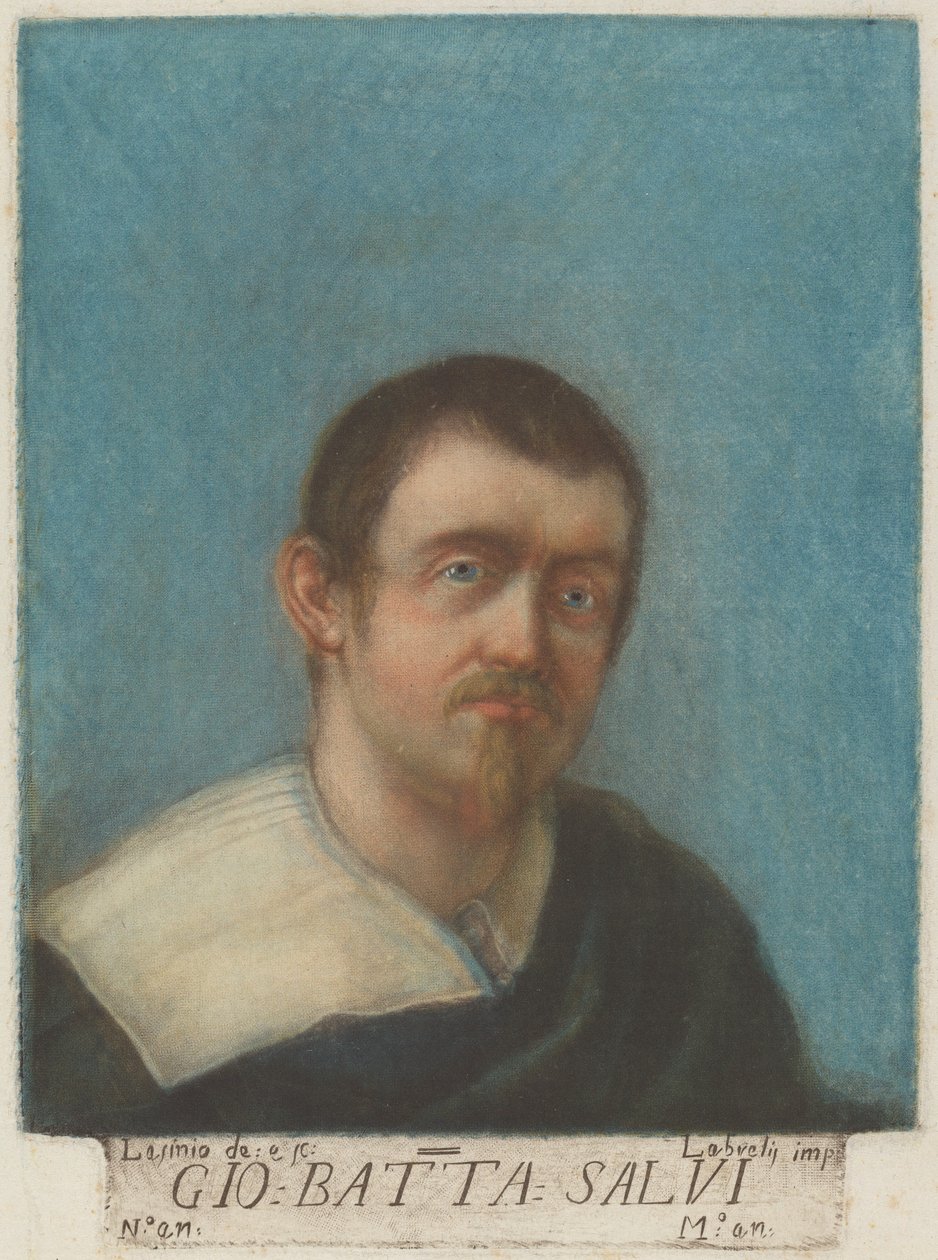 Giovanni Battista Salvi (Sassoferrato) by Carlo Lasinio, after Sassoferrato
