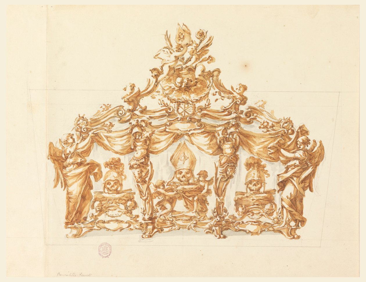 Üç Kafatası İçin Bir Reliquary by Carlo Marchionni