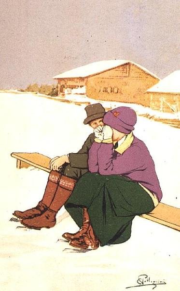 Ağlayan Patenci (renkli taş) by Carlo Pellegrini