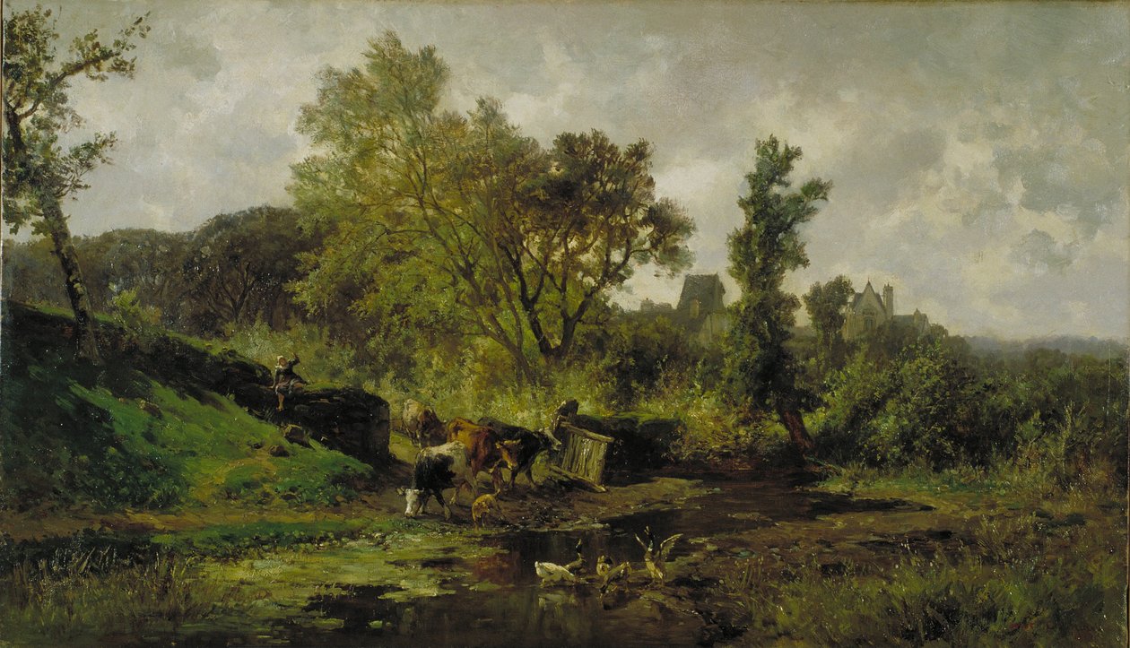 Flaman Manzarası by Carlos de Haes