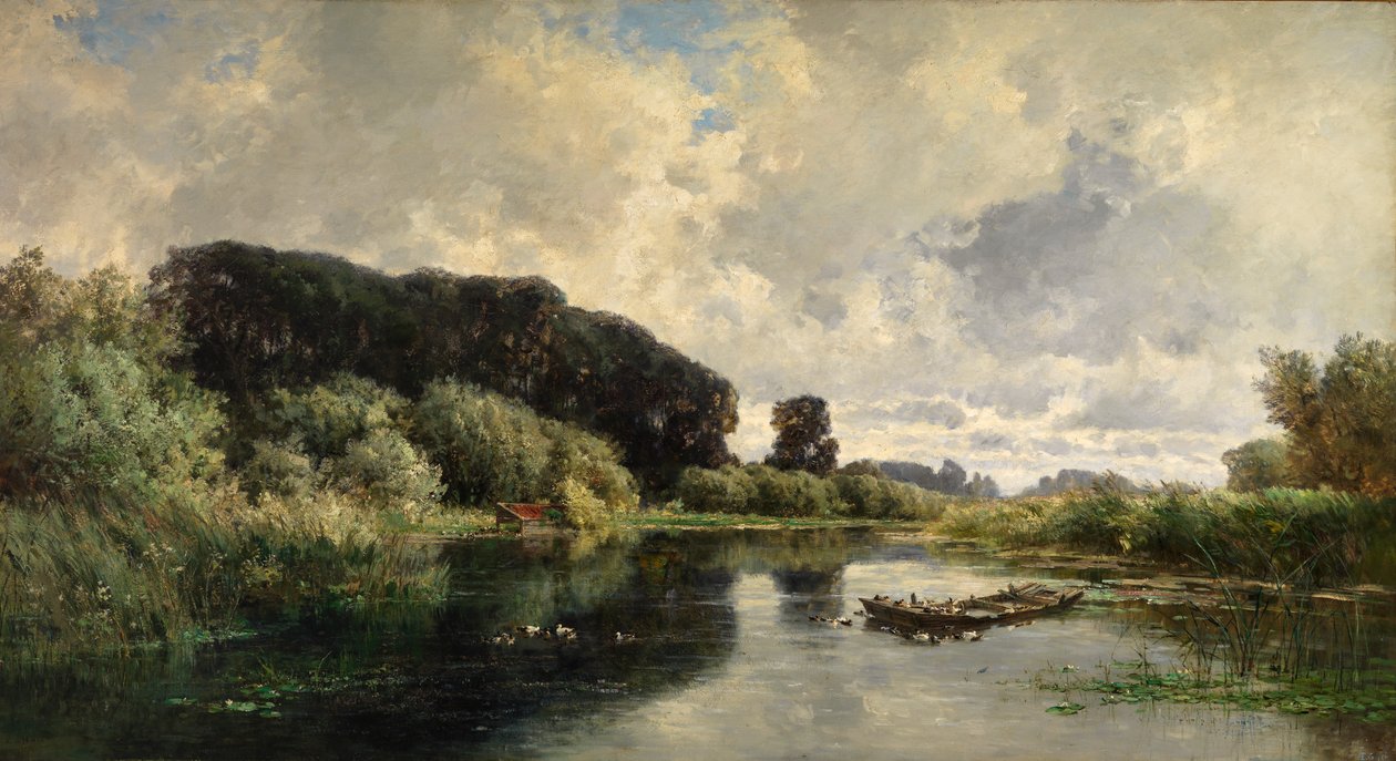 Cercanias de Vriesland (Hollanda) by Carlos de Haes