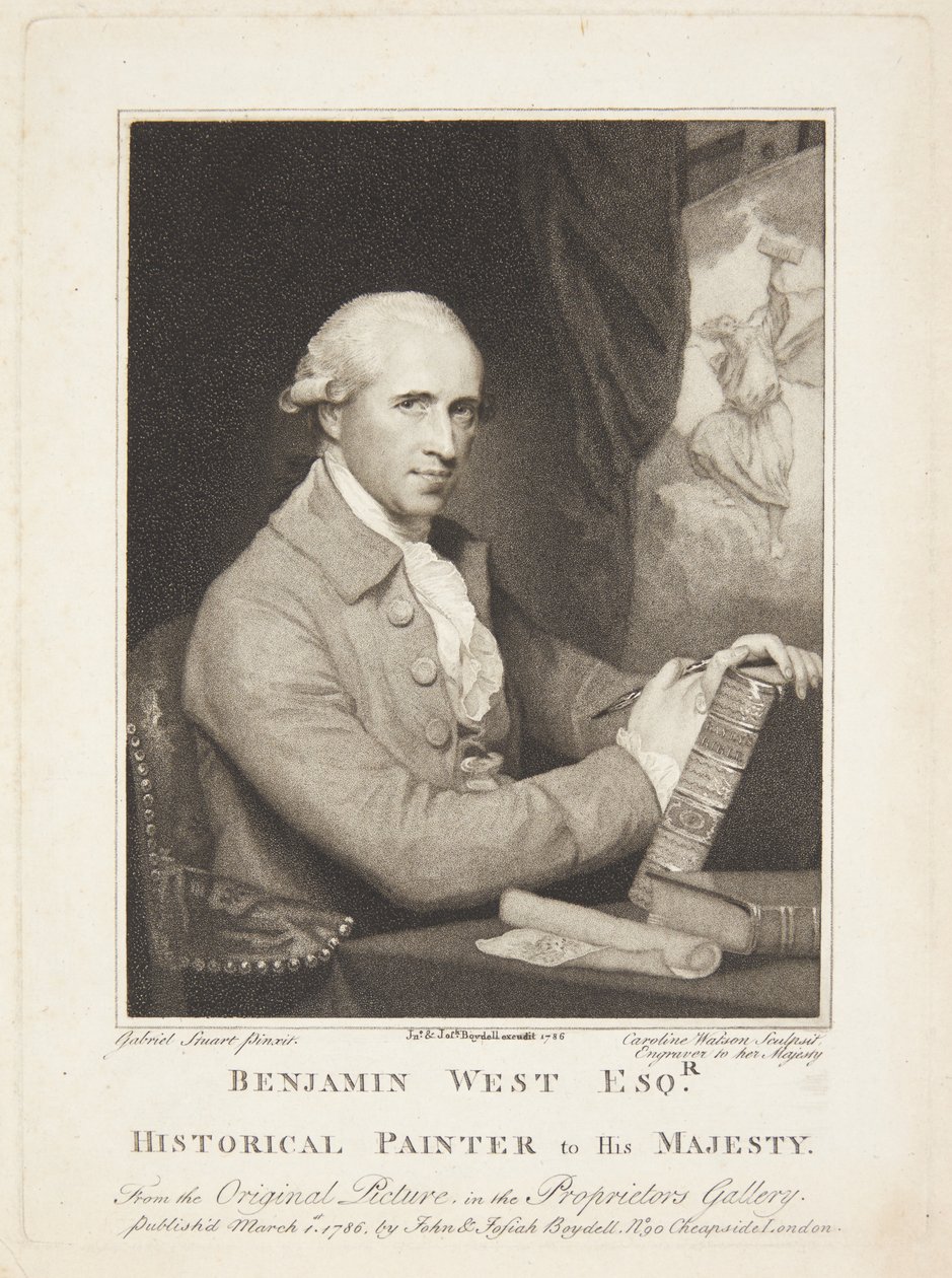 Benjamin Batı by Caroline Watson
