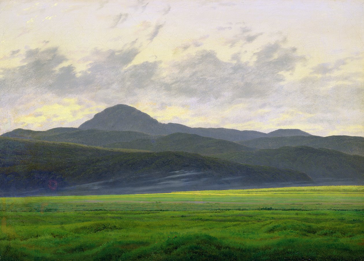 Dağlık manzara by Caspar David Friedrich