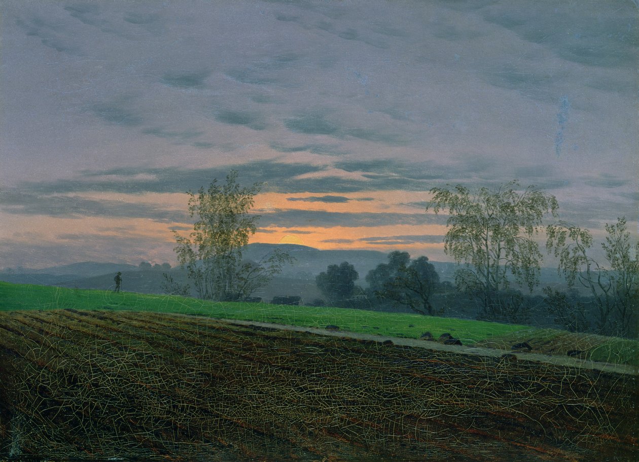 Sürülmüş Tarla, c.1830 by Caspar David Friedrich