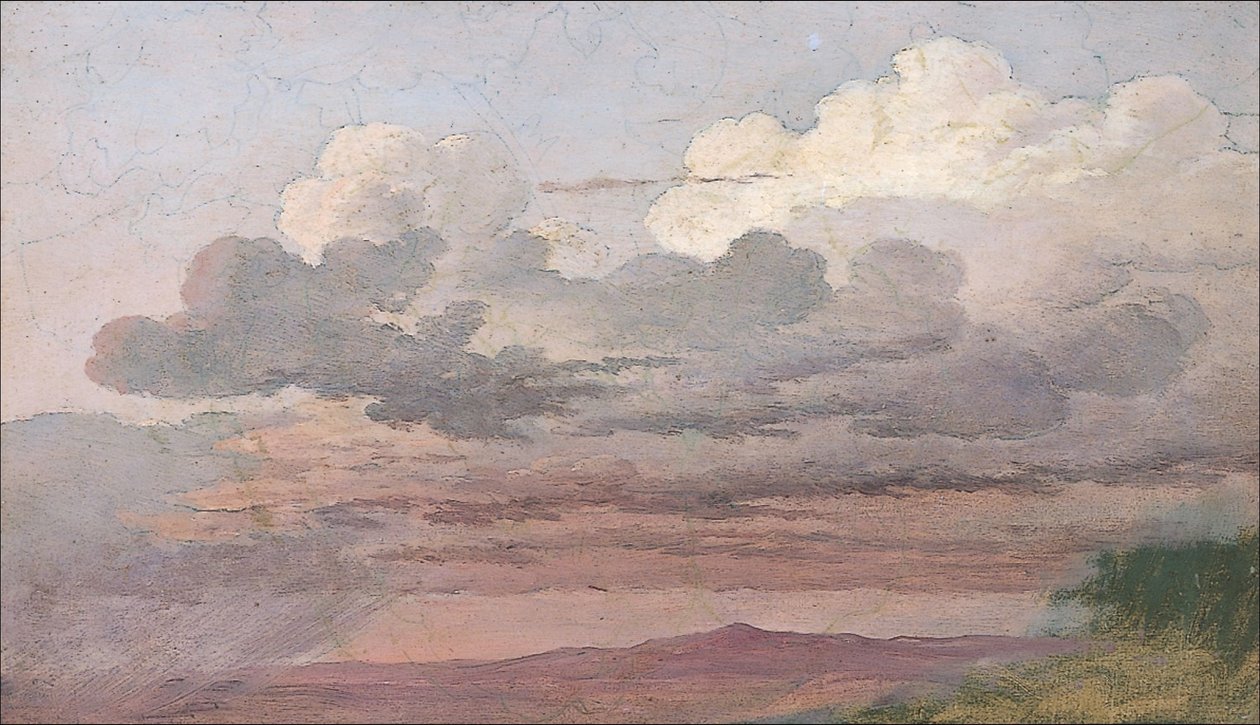 Bulut çalışması by Caspar David Friedrich