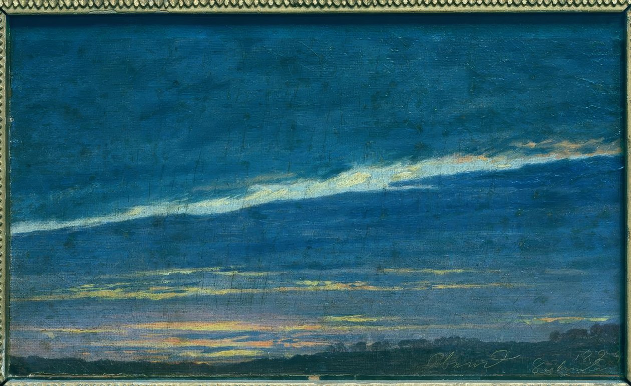akşam by Caspar David Friedrich