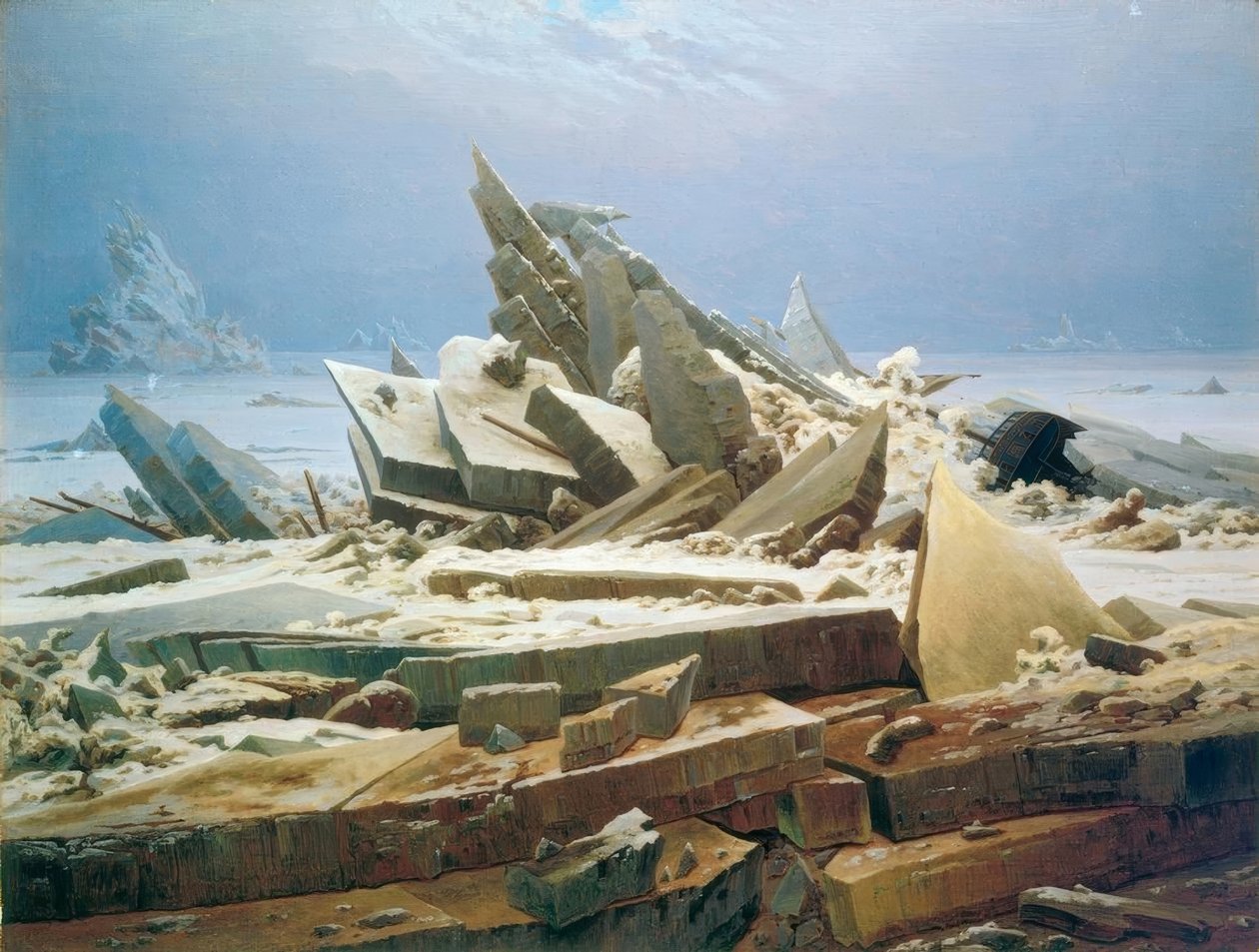 Arktik Okyanusu by Caspar David Friedrich