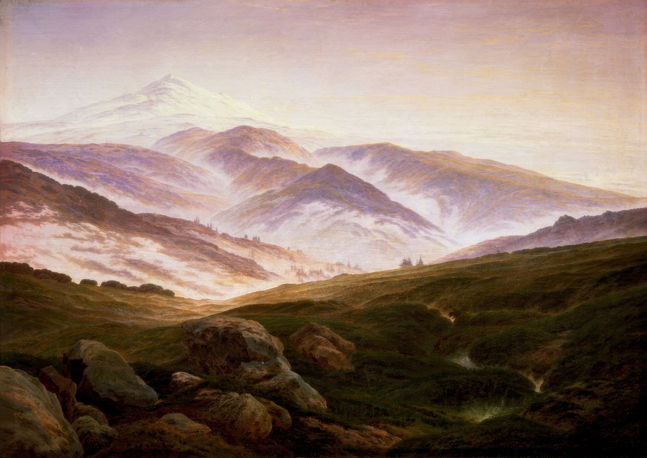Dev Dağların Hatırası by Caspar David Friedrich
