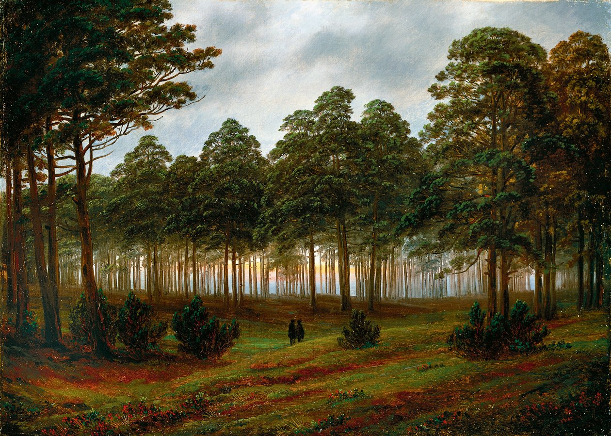 Akşam by Caspar David Friedrich