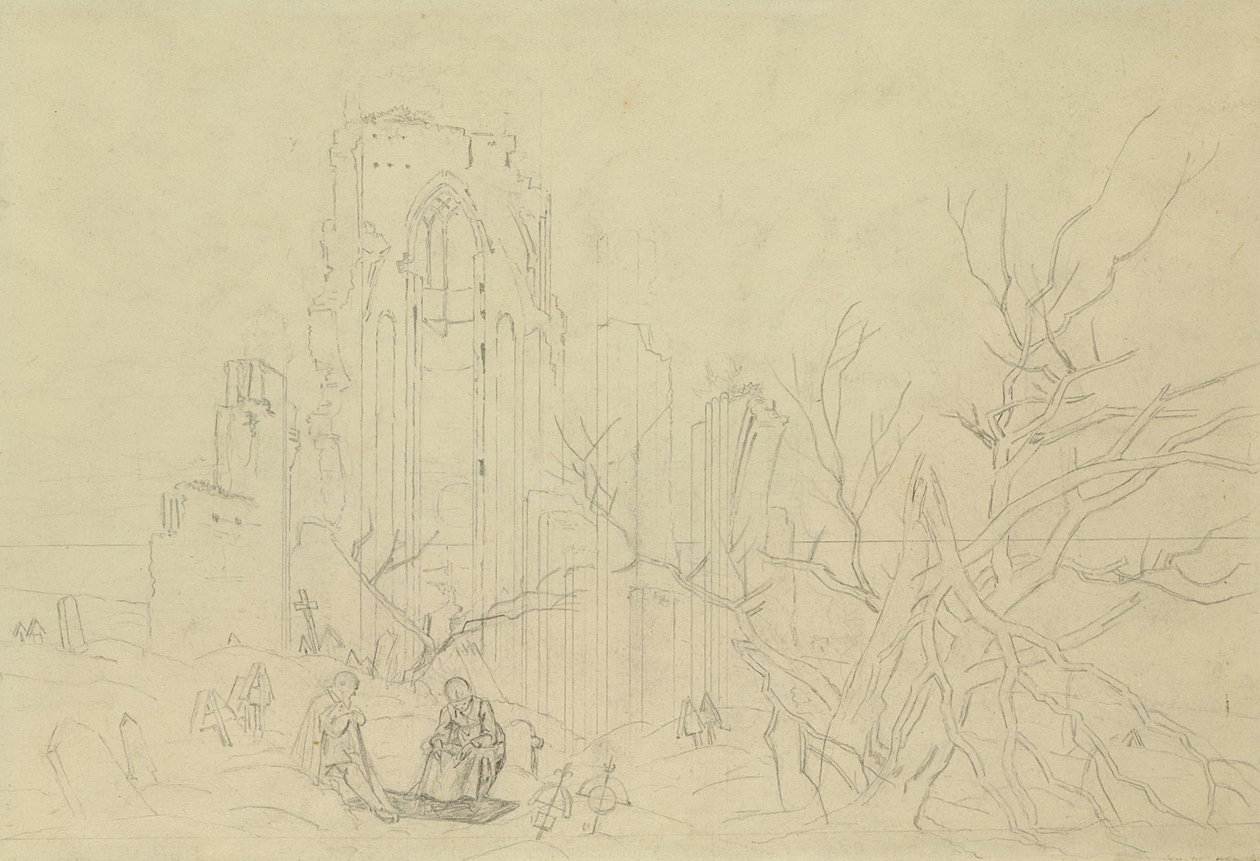 Kış Çalışması, 1803 by Caspar David Friedrich