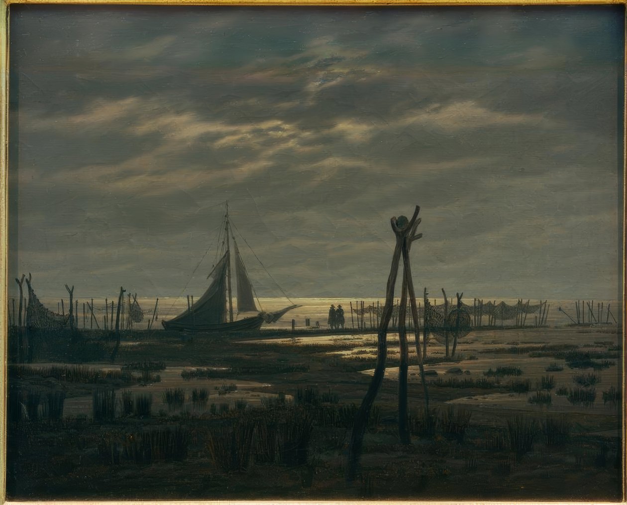 Sumpfiger Strand by Caspar David Friedrich