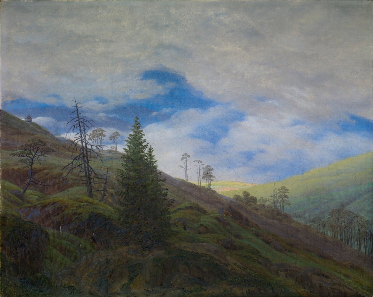 Dev Dağlarda Güneş Patlaması by Caspar David Friedrich