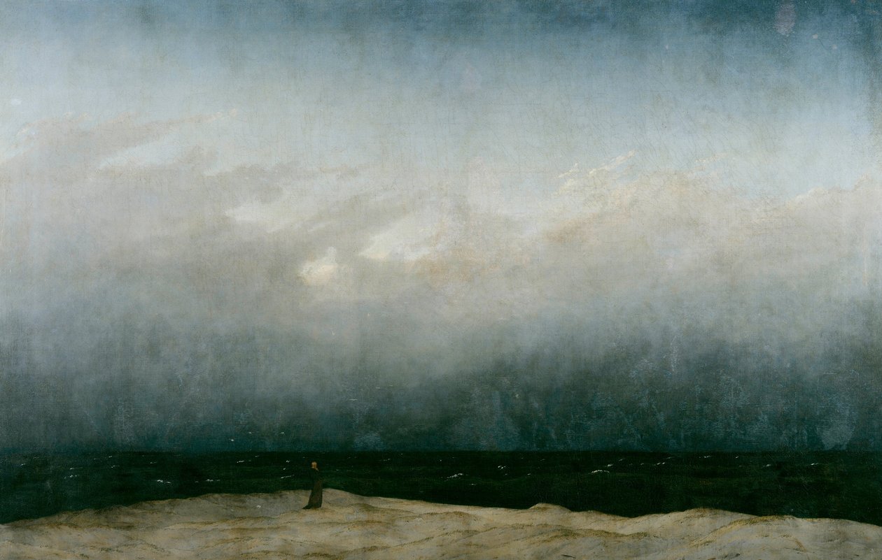 Deniz Kenarındaki Keşiş, 1808-1810 by Caspar David Friedrich