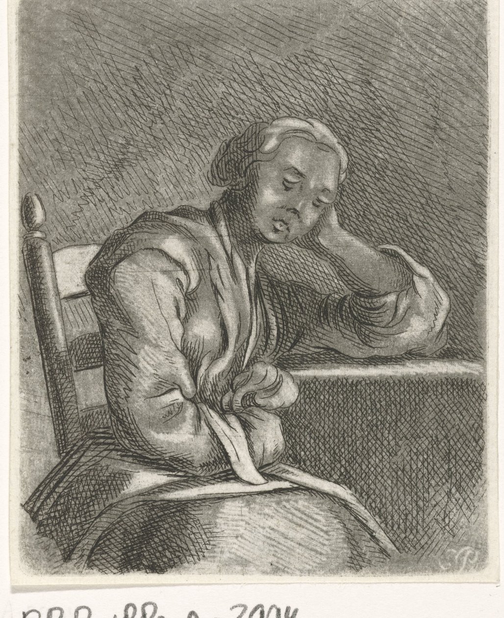 masada uyuyan kız by Caspar Jacobsz. Philips