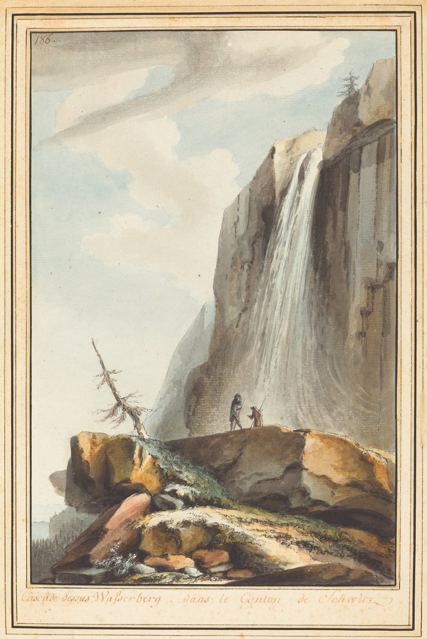 Cascade dessus Wasserberg (Wasserberg