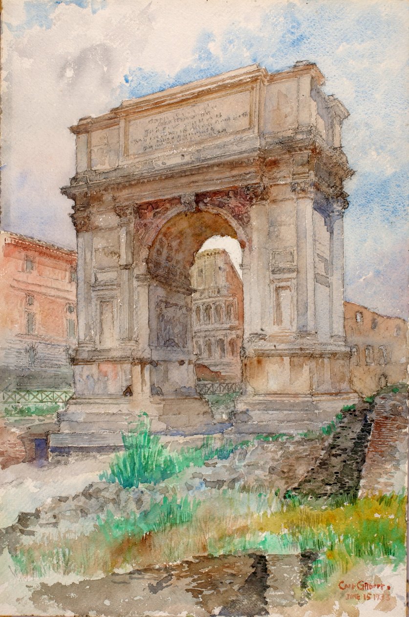 Titus Kemeri, Roma, 1933. by Cass Gilbert