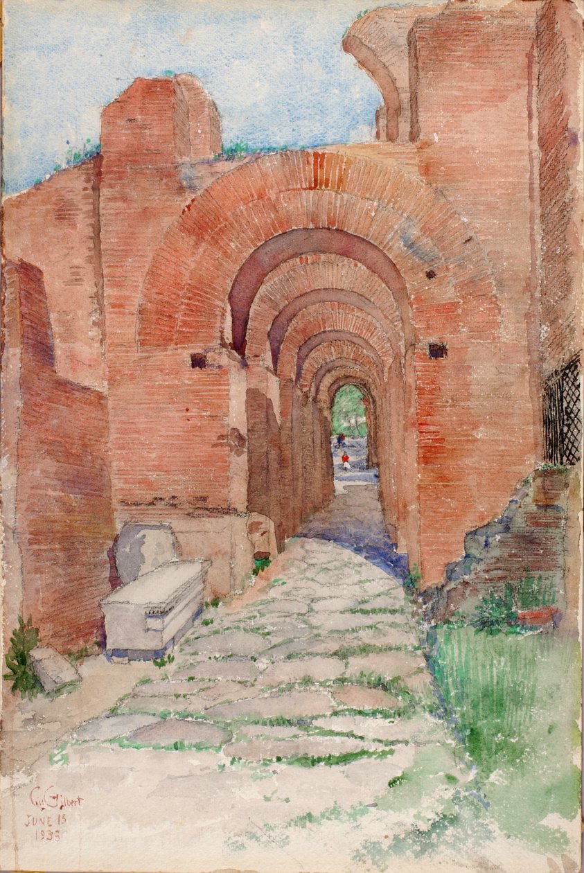 Nero Sarayı Kemerleri, 1933. by Cass Gilbert