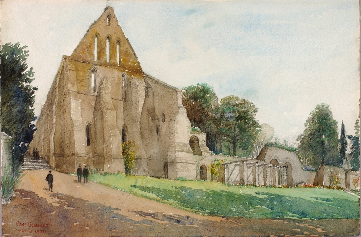 Savaş Manastırı, 1931. by Cass Gilbert
