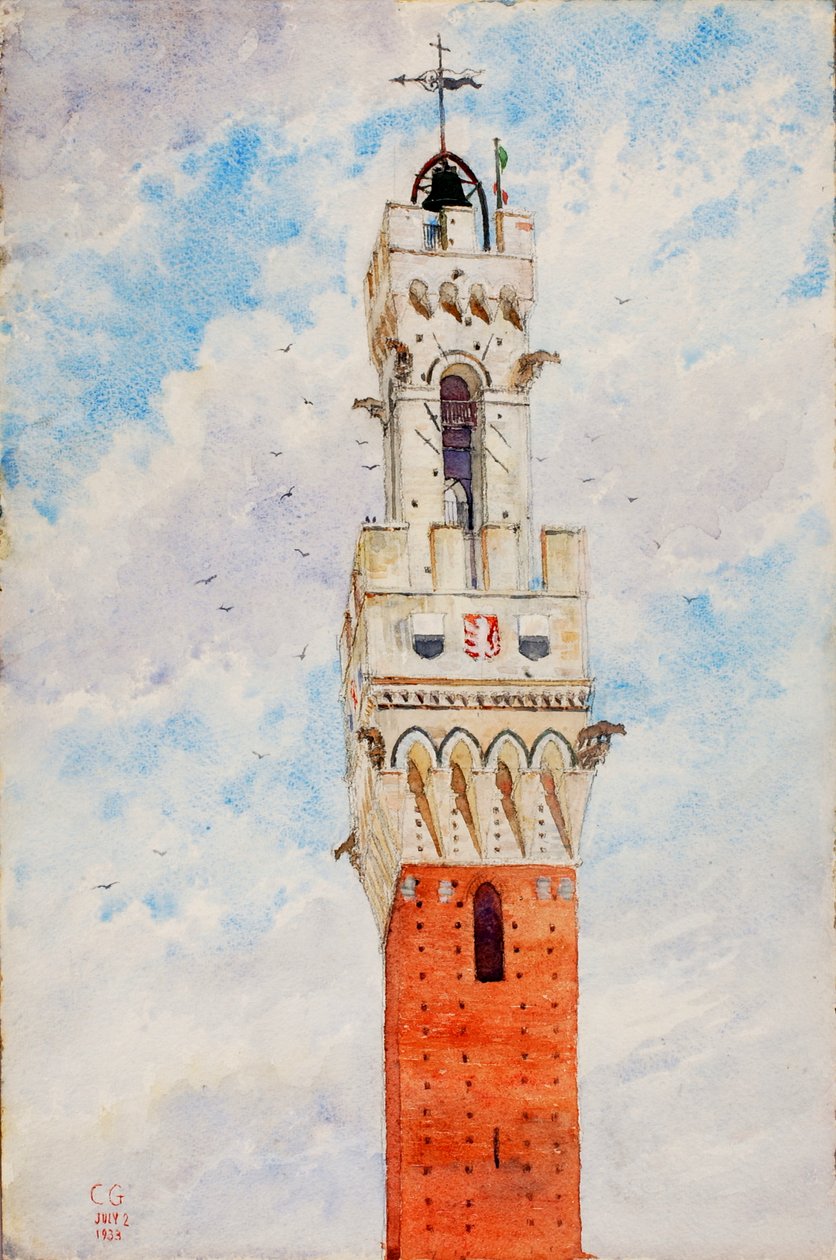 Çan Kulesi, İtalya, 1933. by Cass Gilbert