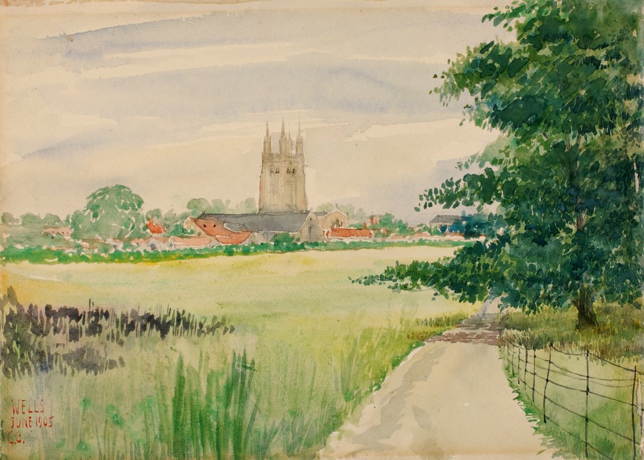 Wells Katedrali, İngiltere, 1905. by Cass Gilbert