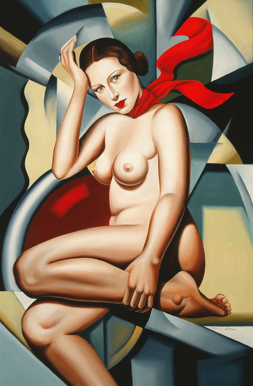 Turuncu Eşarp by Catherine Abel
