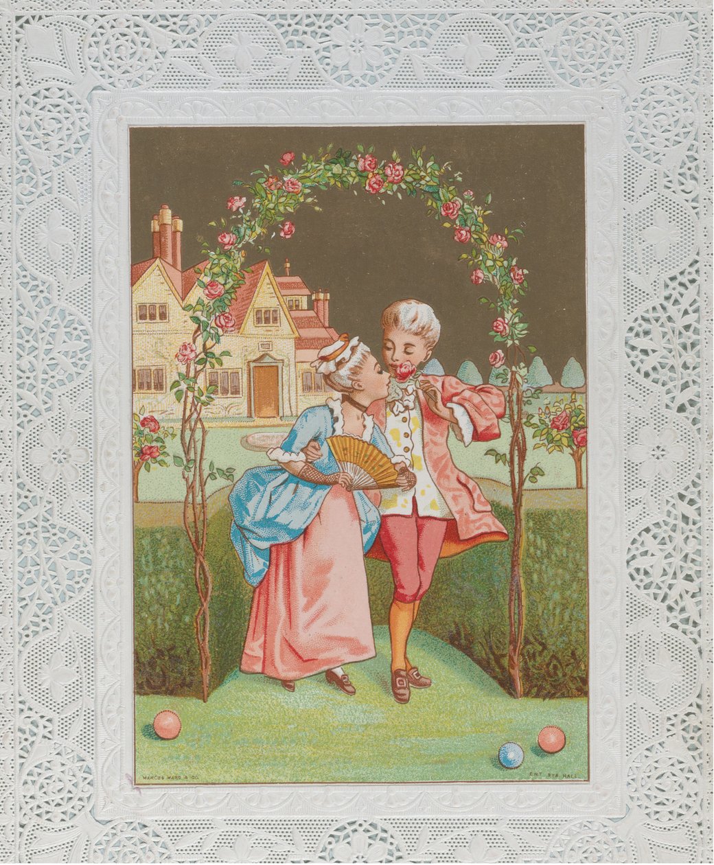 Sevgililer, yaklaşık 1880. by Catherine Greenaway