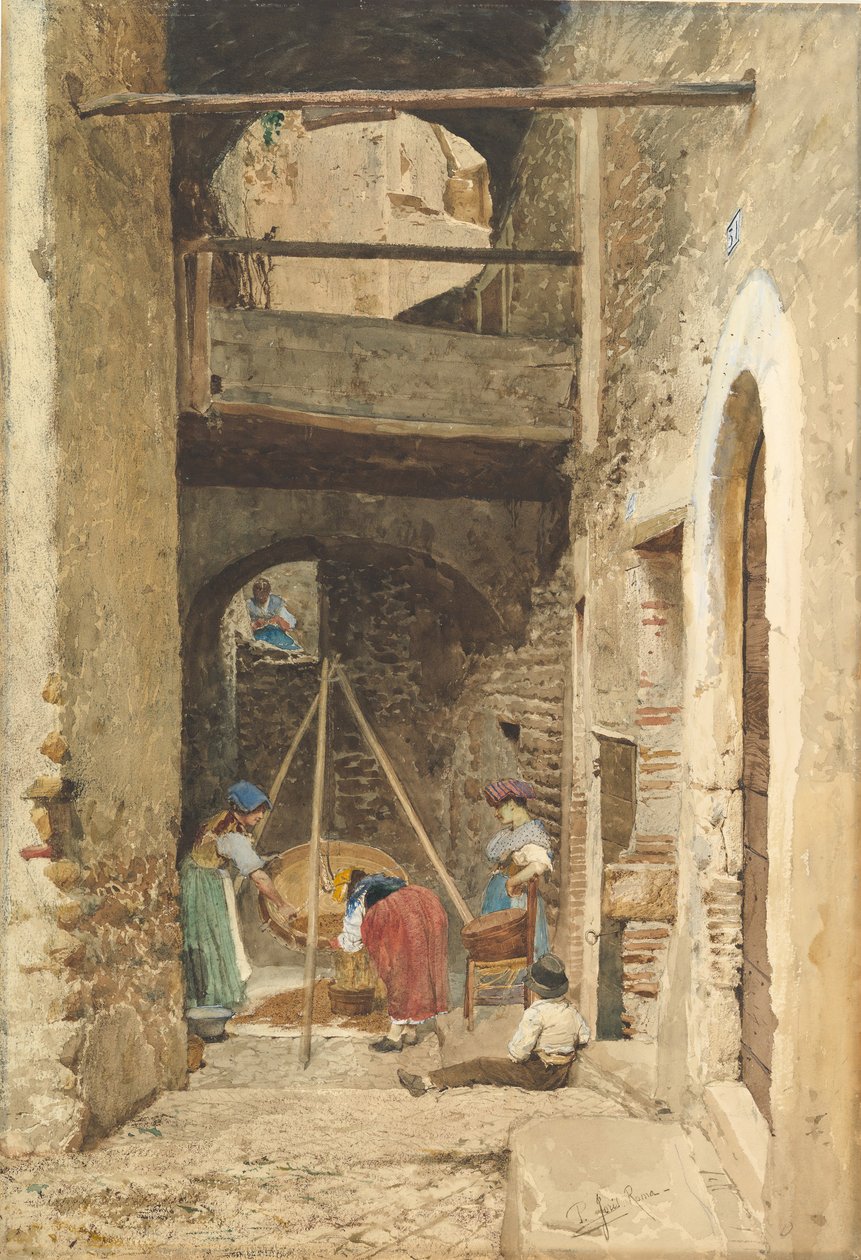 İtalyan Avlusu ve Figürler, 1843-1921. by Cavaliere Pio Joris
