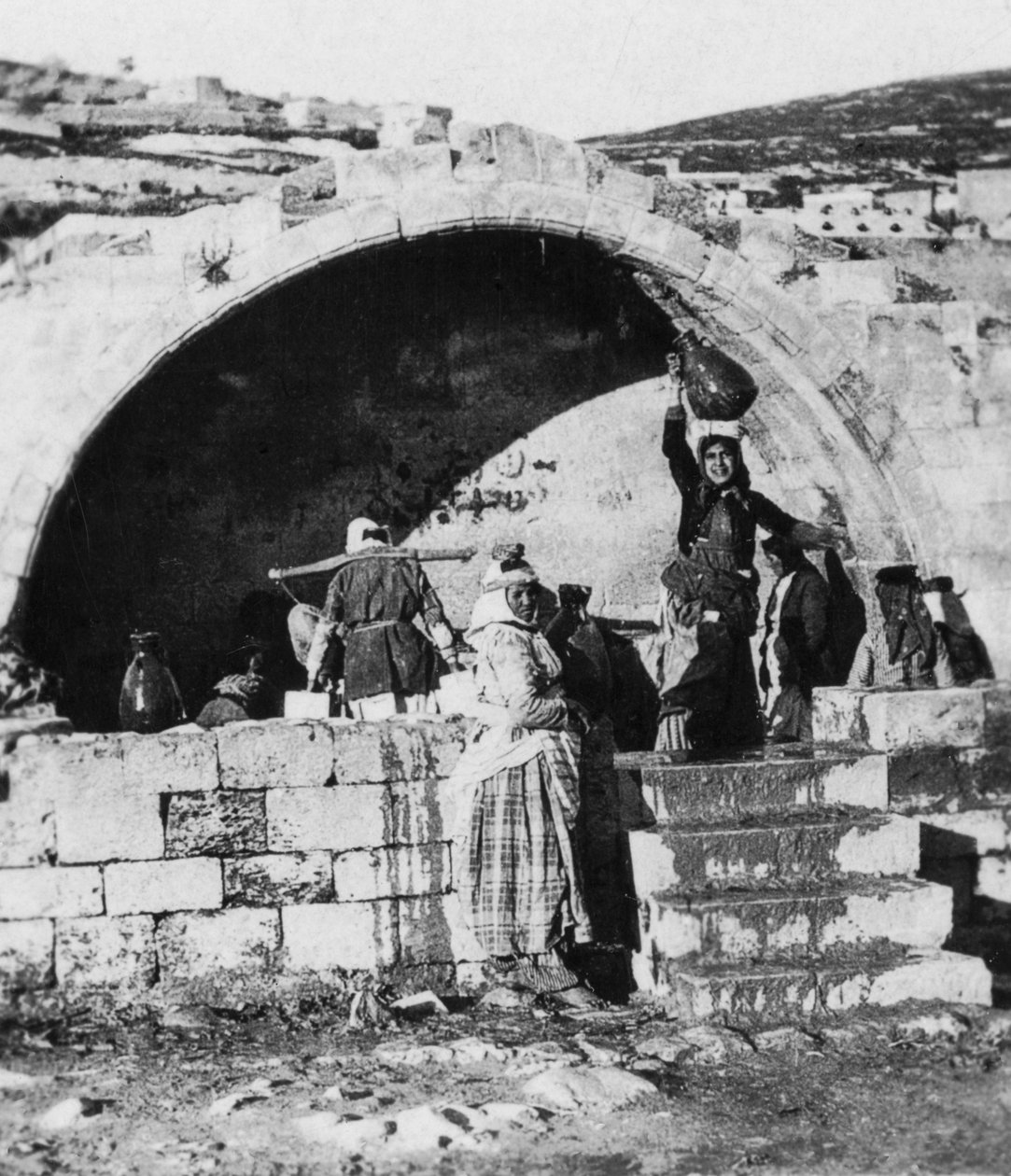 Bakire Çeşmesi, Nasıra, Filistin, c1927-c1931 by Cavanders Ltd