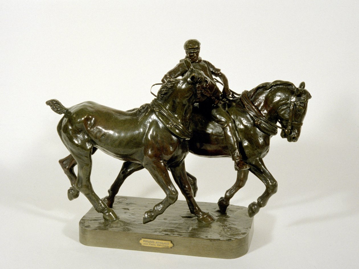 Çift At (bronz) by Cecil Brown