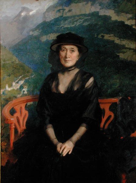 Bayan Addison C. Harris'in Portresi by Cecilia Beaux