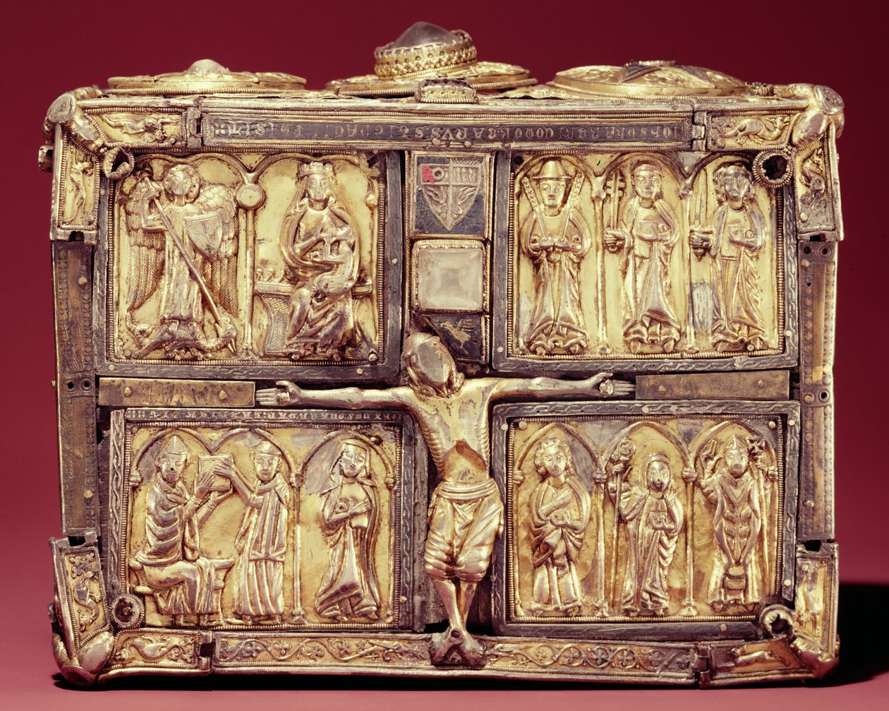 Domnach Airgid kitap tapınağının tepesi, Klonlar, Monaghan İlçesi, 8. yüzyıl, c.1350