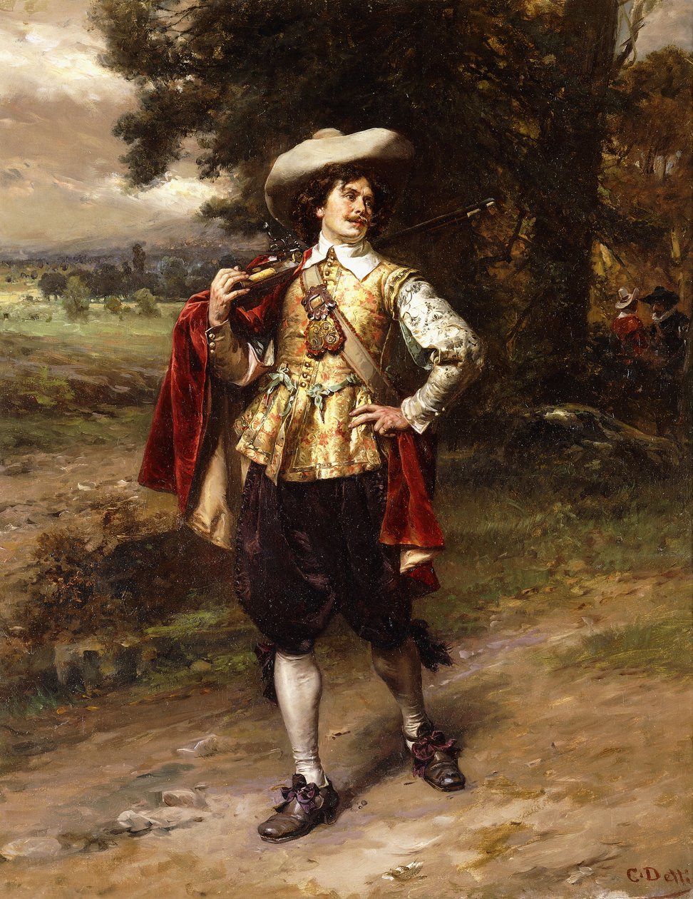 bir şövalye, by Cesare Auguste Detti