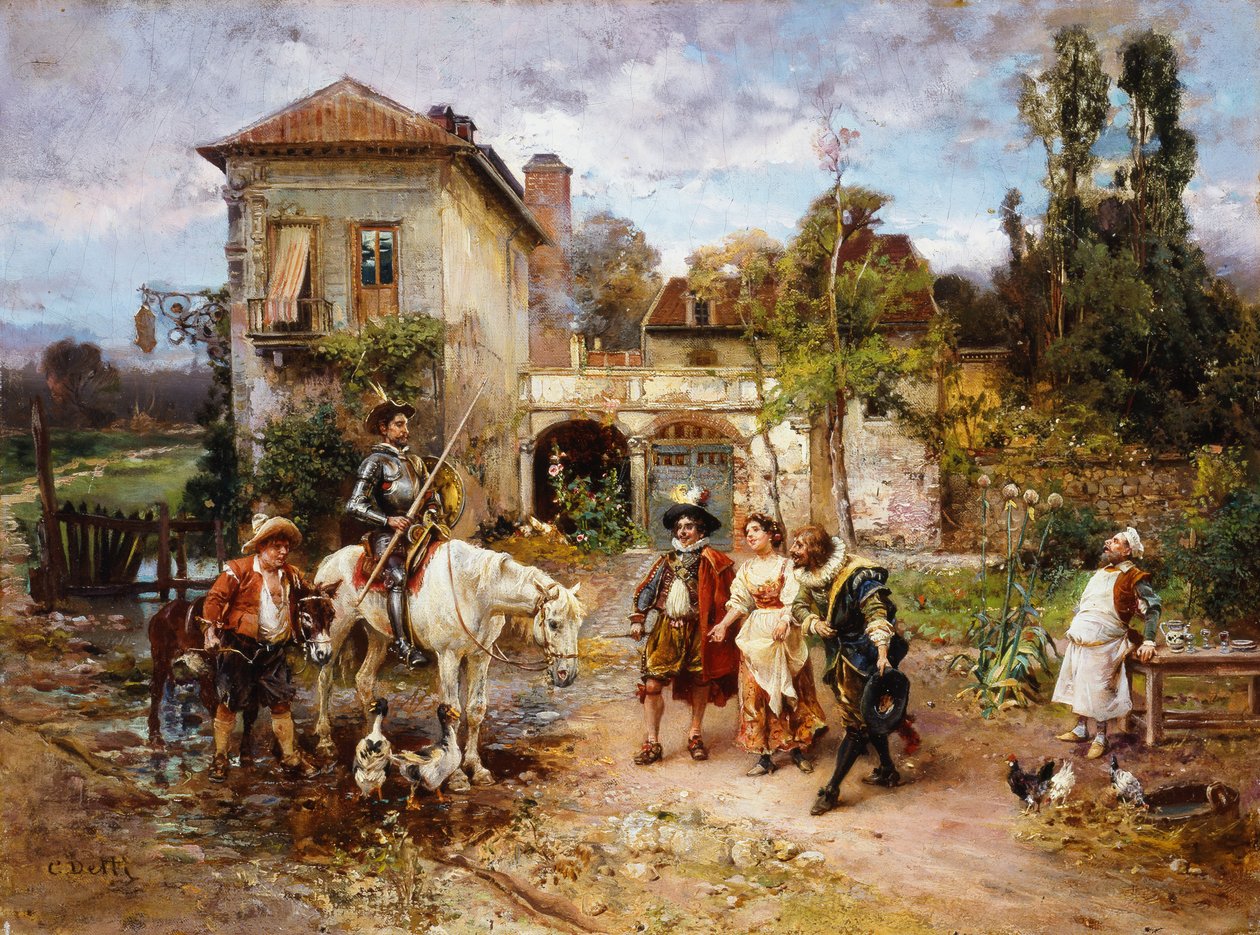 Don Kişot, by Cesare Auguste Detti