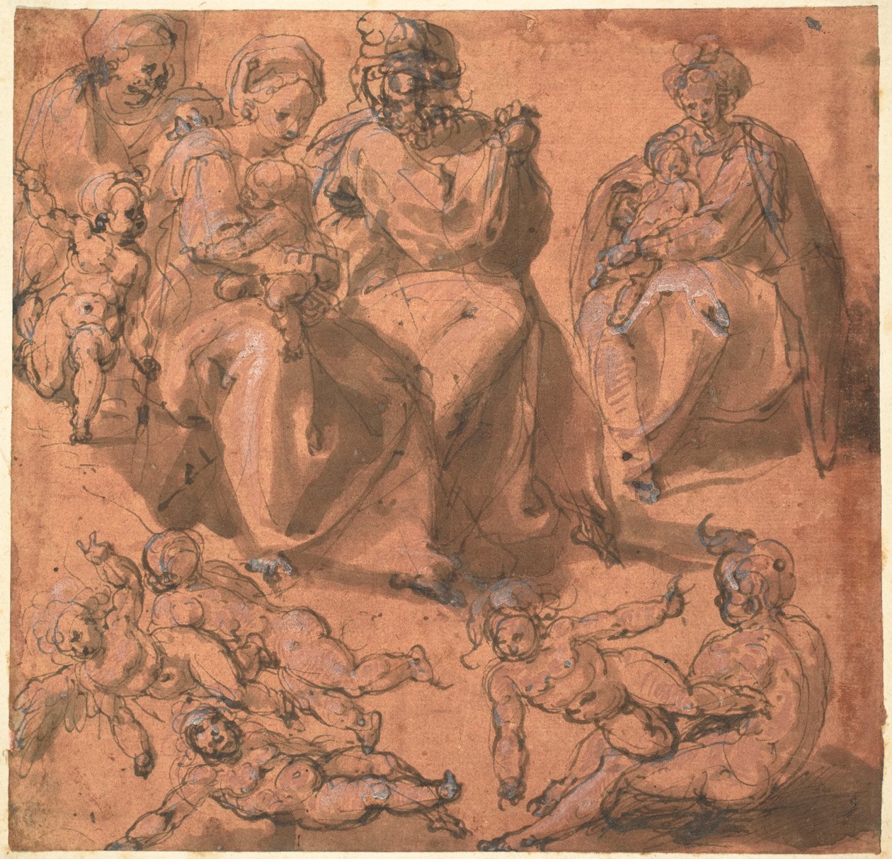 Kutsal Aile Çalışmaları by Cesare Pollini