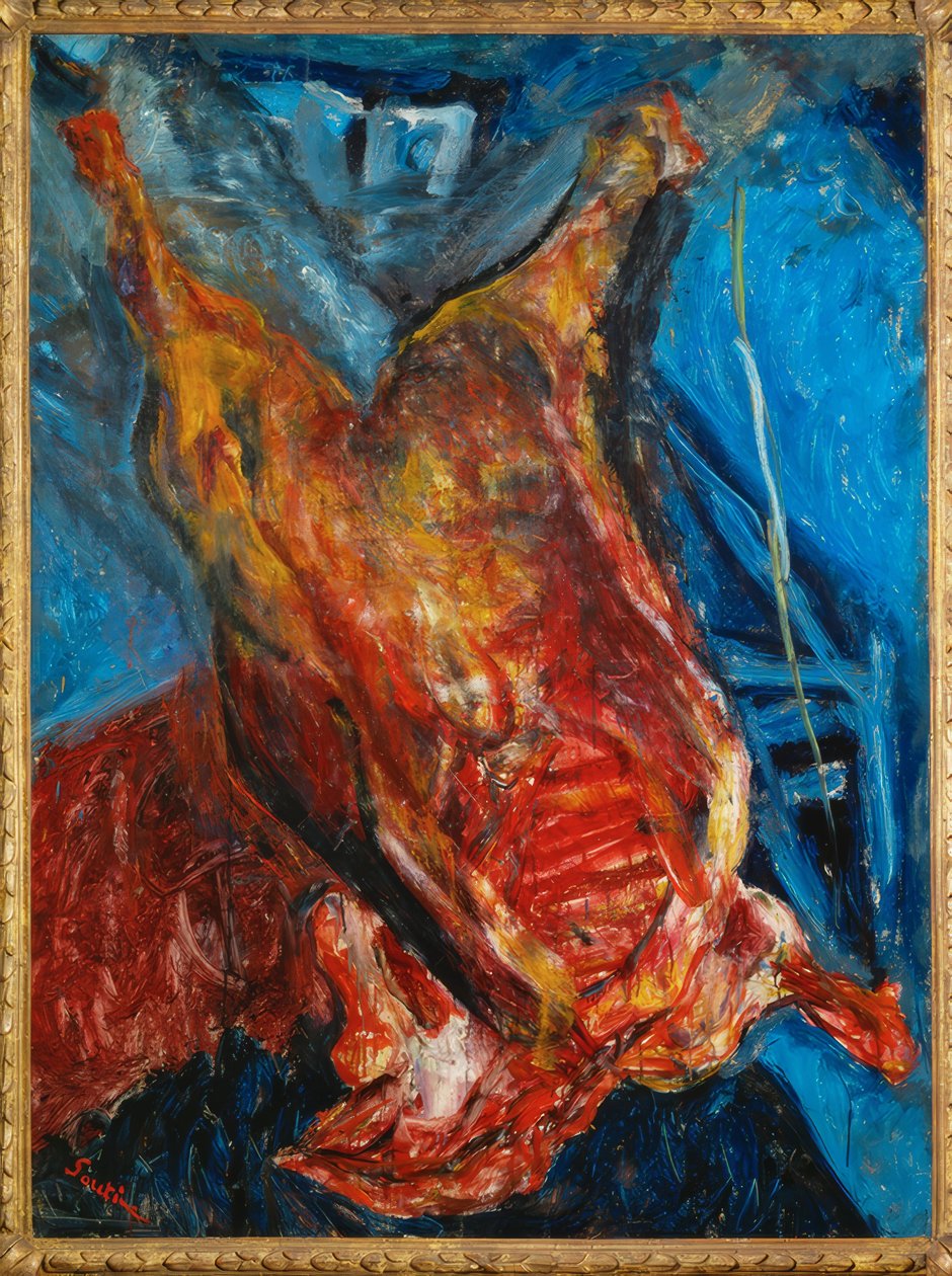 Kesilmiş öküz by Chaim Soutine