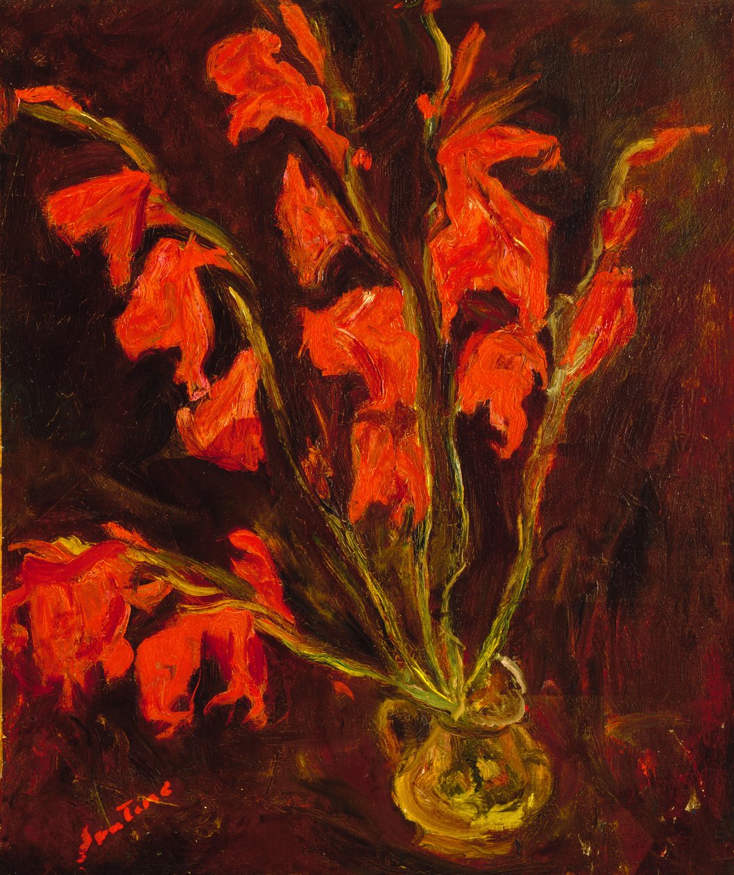 Kırmızı Gladioli, c.1919 by Chaim Soutine