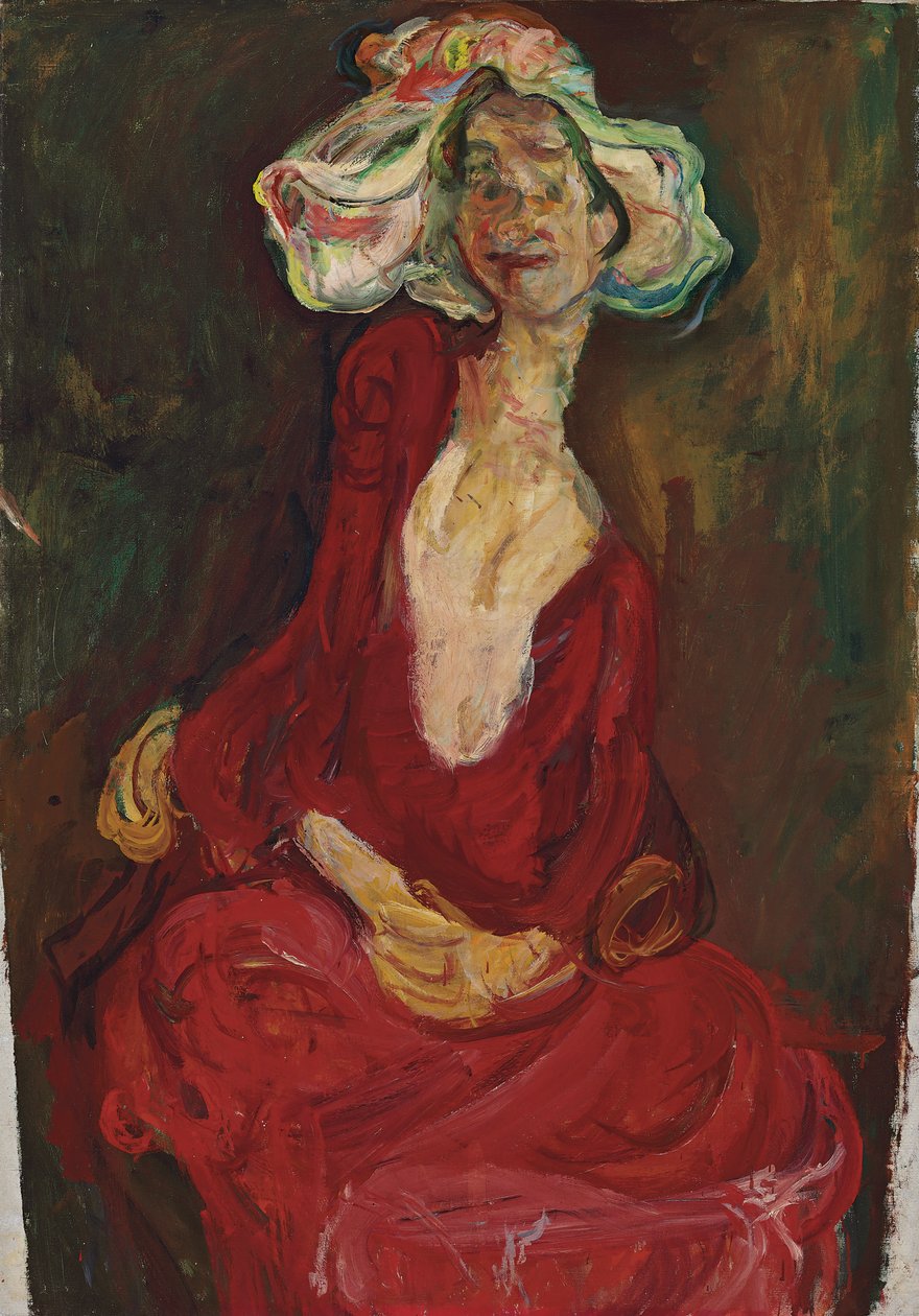 Büyük Şapka; Büyük Şapka, 1923-1924 by Chaim Soutine