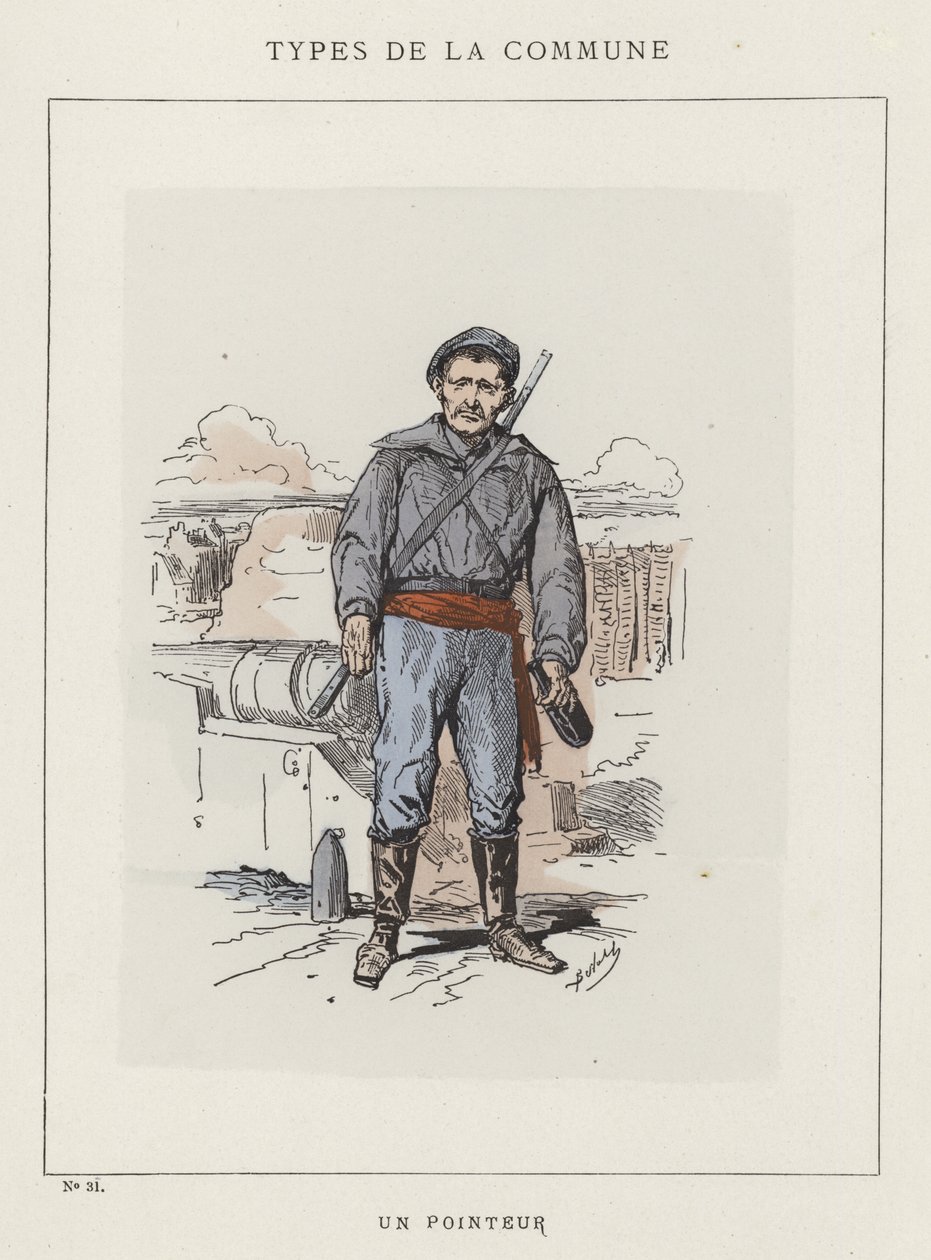 bir işaretçi by Charles Albert d Arnoux Bertall