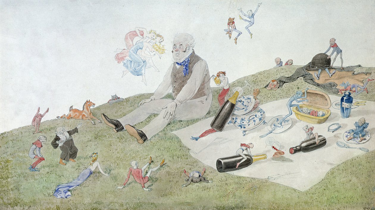 ಎನ್‌ಚ್ಯಾಂಟೆಡ್ ಪಿಕ್ನಿಕ್, 1882 ಟರ್ಕ್ by Charles Altamont Doyle
