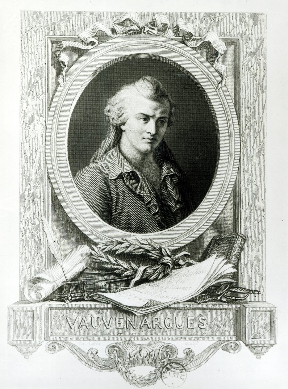 Luc de Clapiers (1715-1747) Vauvenargues Marquis by Charles Amedee Colin