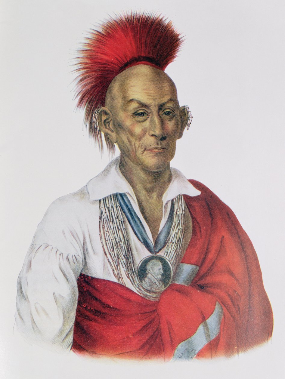 Ma-Ka-Tai-Me-She-Kia-Kiah veya Black Hawk, a Sauk Brave, 1837, Thomas L. McKenney ve James Hall tarafından yazılan 