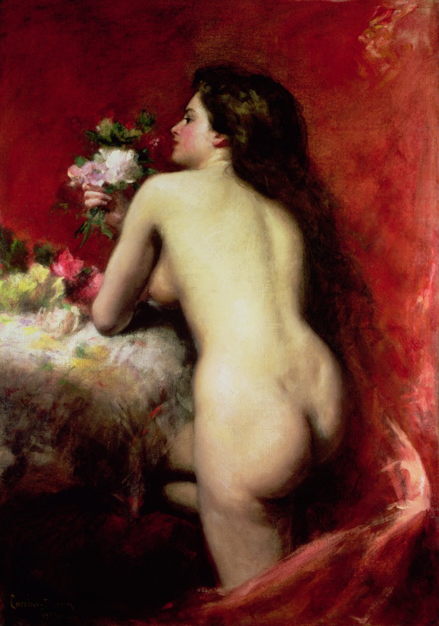 The Model, 1905 by Charles Emile Auguste Carolus Duran