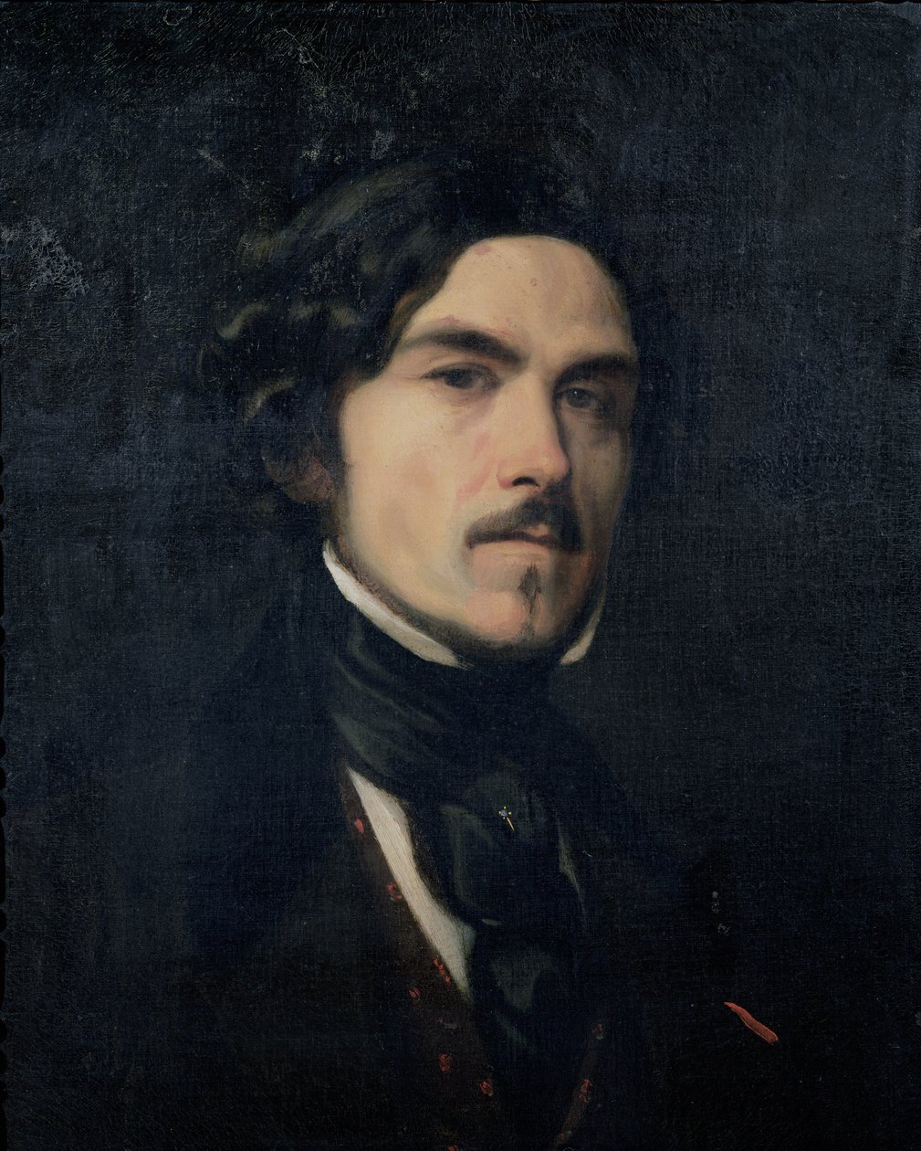 Eugene Delacroix (1798-1863) 1840 by Charles Emile Callande de Champmartin