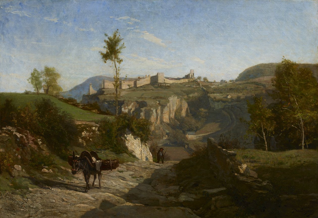 Crémieu yakınlarındaki manzara by Charles Francois Daubigny