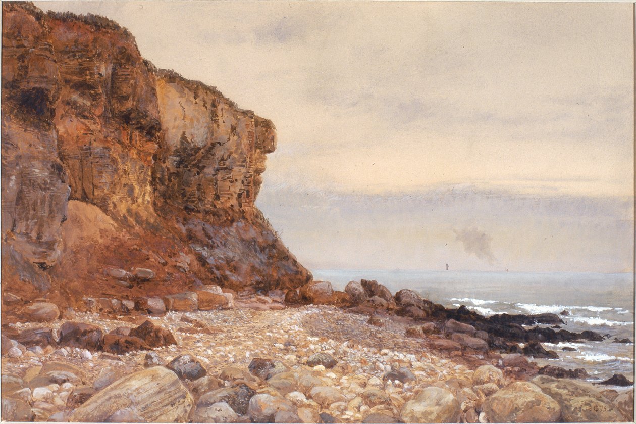 Tynemouth İskelesi yakınında (kağıt üzerinde gövde rengi ve klozet) by Charles James Spence