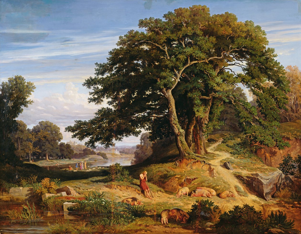 Domuzları İzleyen Müsrif Oğul by Charles Joseph Lecointe