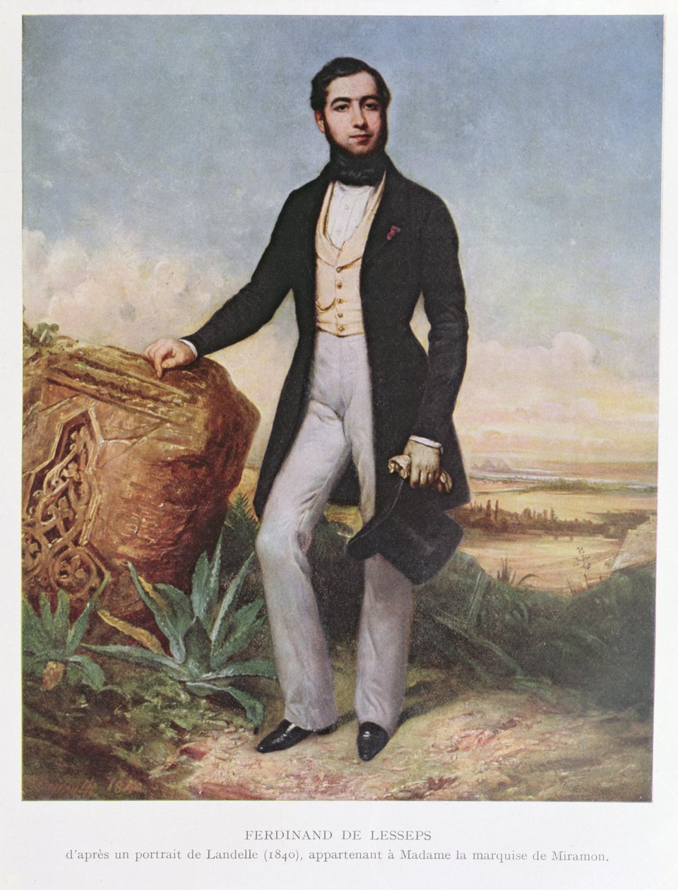ಫರ್ಡಿನಾಂಡ್ ಡಿ ಲೆಸ್ಸೆಪ್ಸ್, 1840 ಟರ್ಕ್ by Charles Landelle