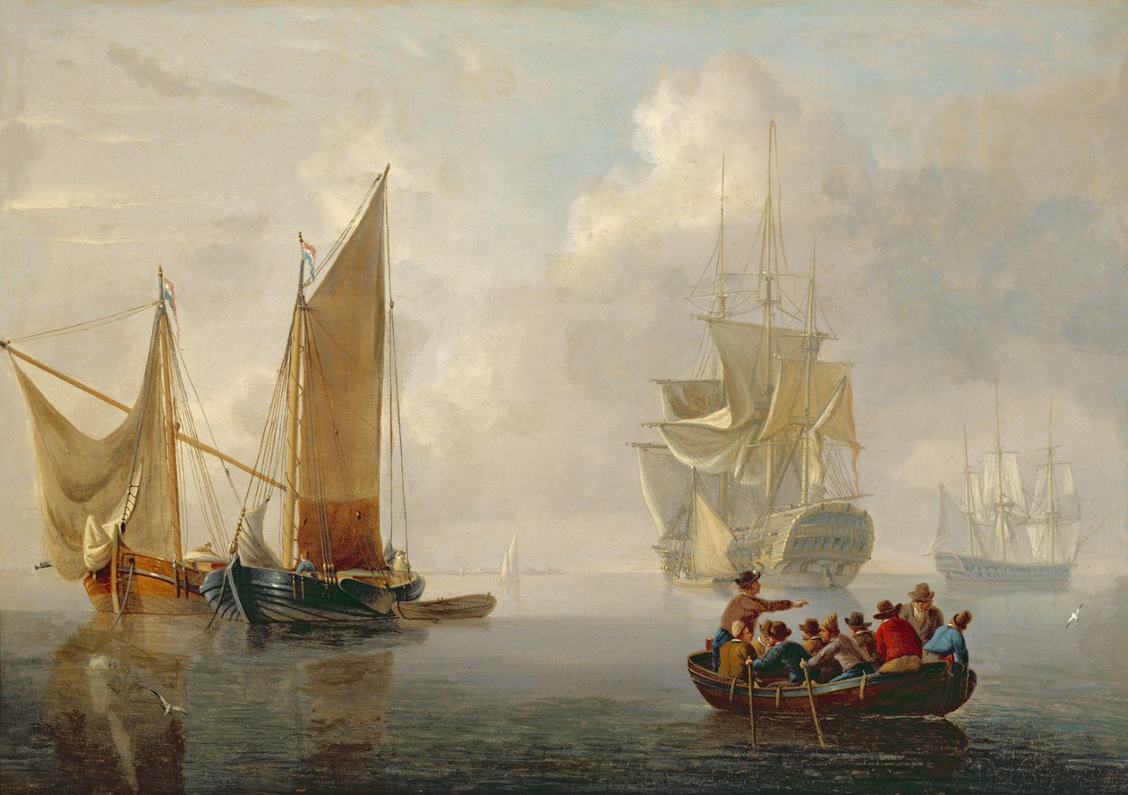 Hollanda kıyı şeridinde sakinleşti by Charles Martin Powell
